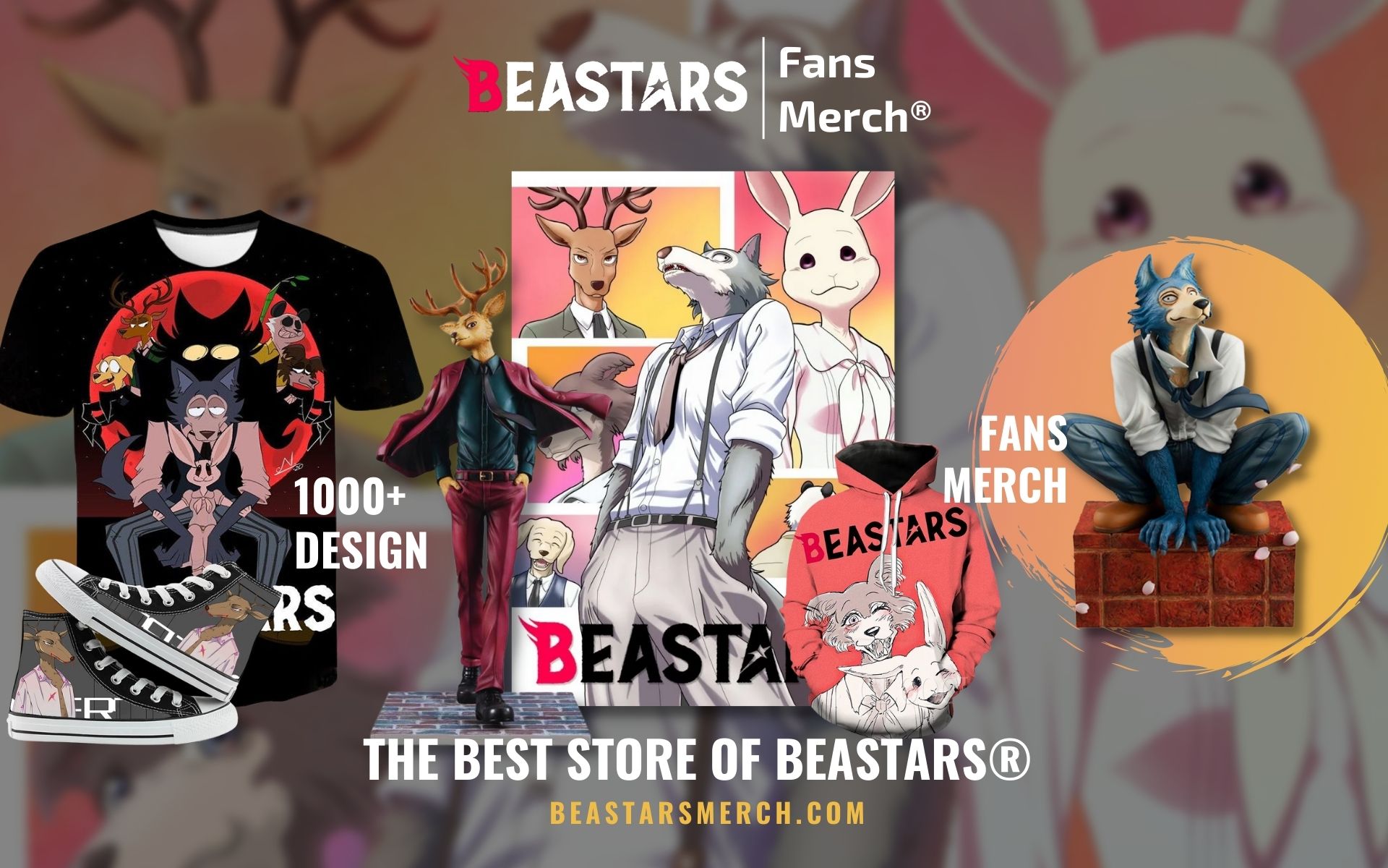 Biểu ngữ trực tuyến của Cửa hàng Beastar - Cửa hàng Beastars