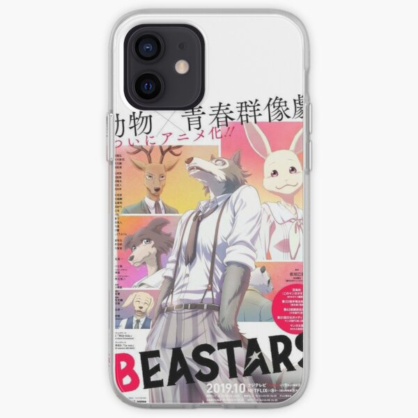 Beastars Legoshi, Haru, Louis, Juno, Gohin and Jack (Season One) Spread iPhone Soft Case RB2508 product Offical Beastars Merch