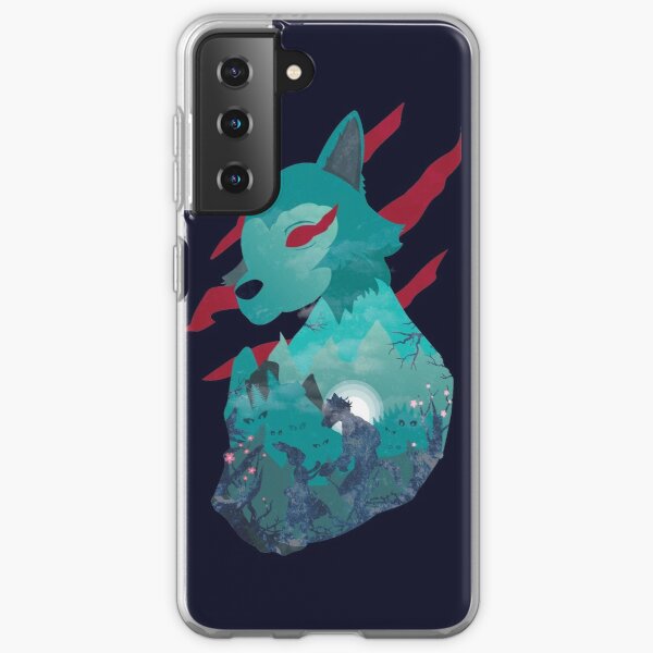 Legoshi and Haru negative space Samsung Galaxy Soft Case RB2508 product Offical Beastars Merch