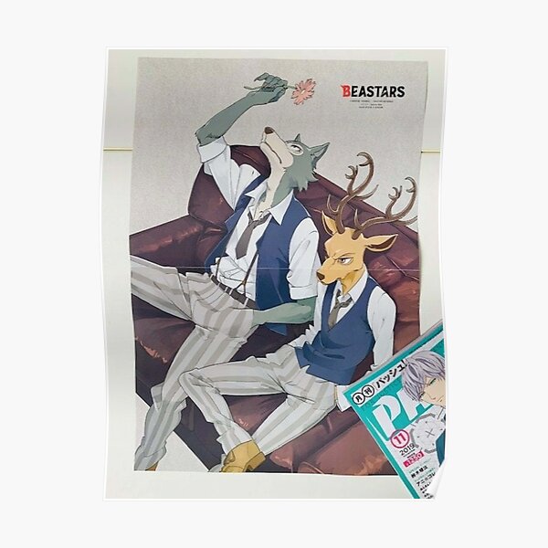 Legoshi and Louis beastars Poster RB2508 product Offical Beastars Merch