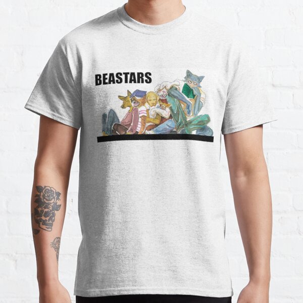 Beastars Legoshi, Jack et Dormitory Friends Spread T-shirt classique RB2508 produit Officiel Beastars Merch
