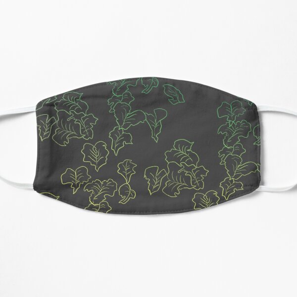 Melon Leaves (Inverted + Color) - Beastars Inspired Flat Mask RB2508 product Offical Beastars Merch